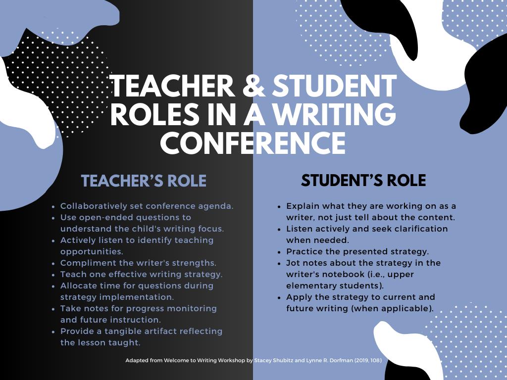 Understanding Conference Roles for <b>Effective</b> Student-Teacher ...