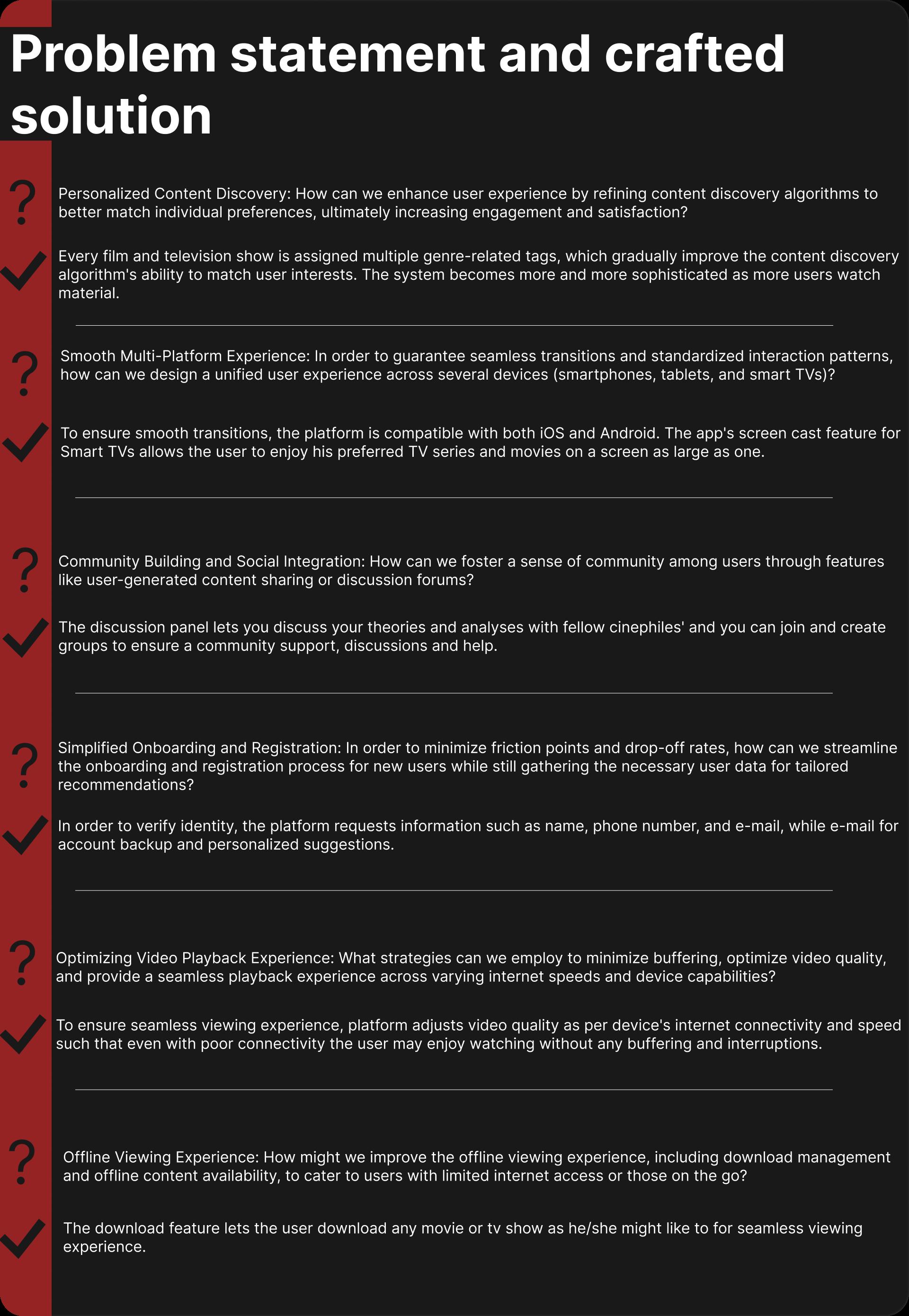 Case Study on streaming service app by Aaryan Magar on Dribbble